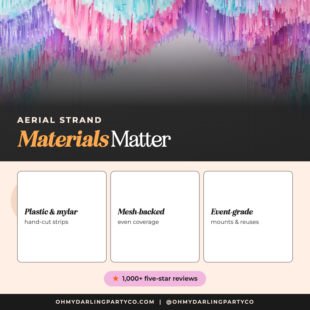 Aerial strand materials
