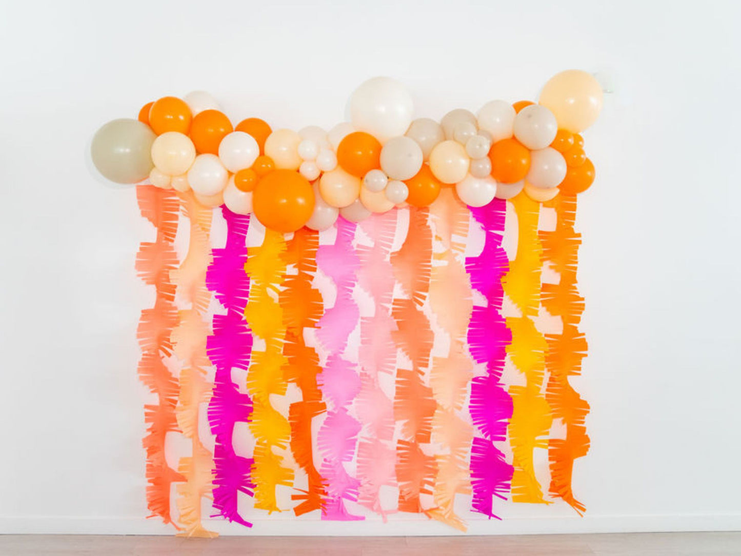 Sunset Crepe Paper Bundle-Fringe Backdrop-Party Decor-Oh My Darling Party Co-Oh My Darling Party Co-1st birthday decor, 90s bachelorette party, affordable fringe backdrop, baby shower, baby shower decor, bachelorette, bachelorette backdro, bachelorette party, backdrops for party, balloon garland, balloon garlands, best sellers, birthday decor, birthday party, blush, boho bachelorette, boho nursery, boho party decor, boho tassel garland, bridal shower, candy pink, cochella party decor, colorful backdrop, cre