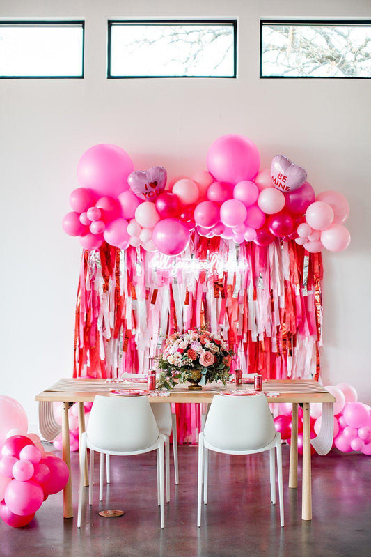Sweetheart Backdrop-Fringe Backdrop-Party Decor-Oh My Darling Party Co-Oh My Darling Party Co-baby pink, bachelorette, bachelorette party, backdrops for party, balloon garlands, barbie, be my valentine, blush, bubblegum, candy pink, cream, dance, florals, fringe garland, Fringe Streamers, girl party, metalic silver, metallic red, OMDPC, party backdrops, Pink, pink baby shower, pink bachelorette, PINK BACKDROP, pink halloween, pink party, princess, red, RED BACKDROP, SILVER BACKDROP, spring, standard, tassel