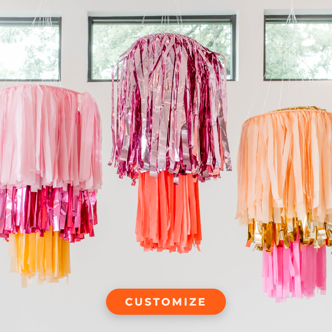Custom Tiered Fringe Ring - Multi-Tier Ring Chandelier by Oh My Darling Party Co