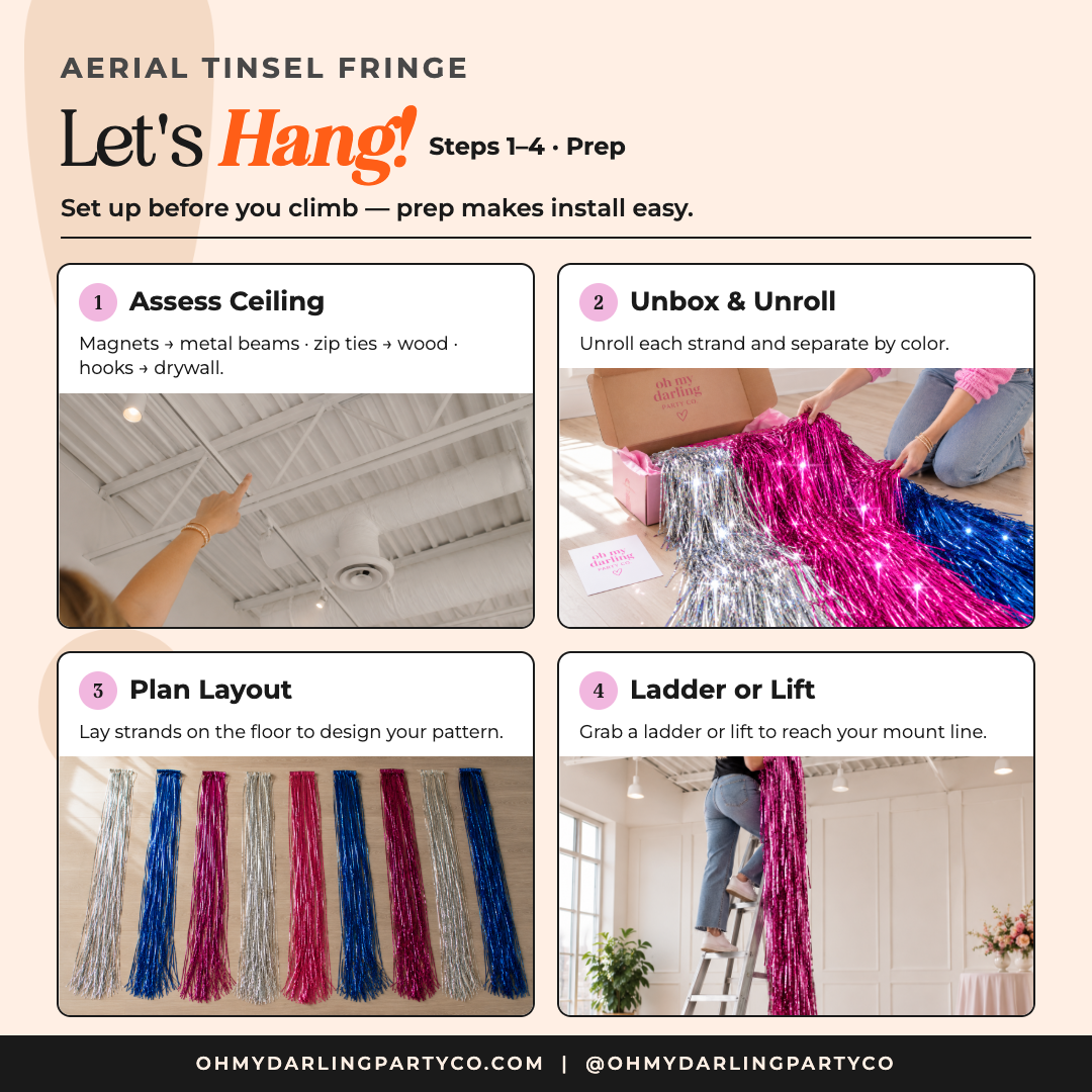 Tinsel Aerial let's hang