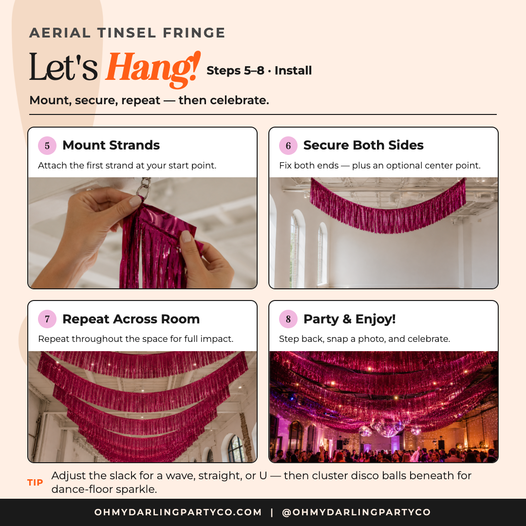 Tinsel Aerial let's hang 2