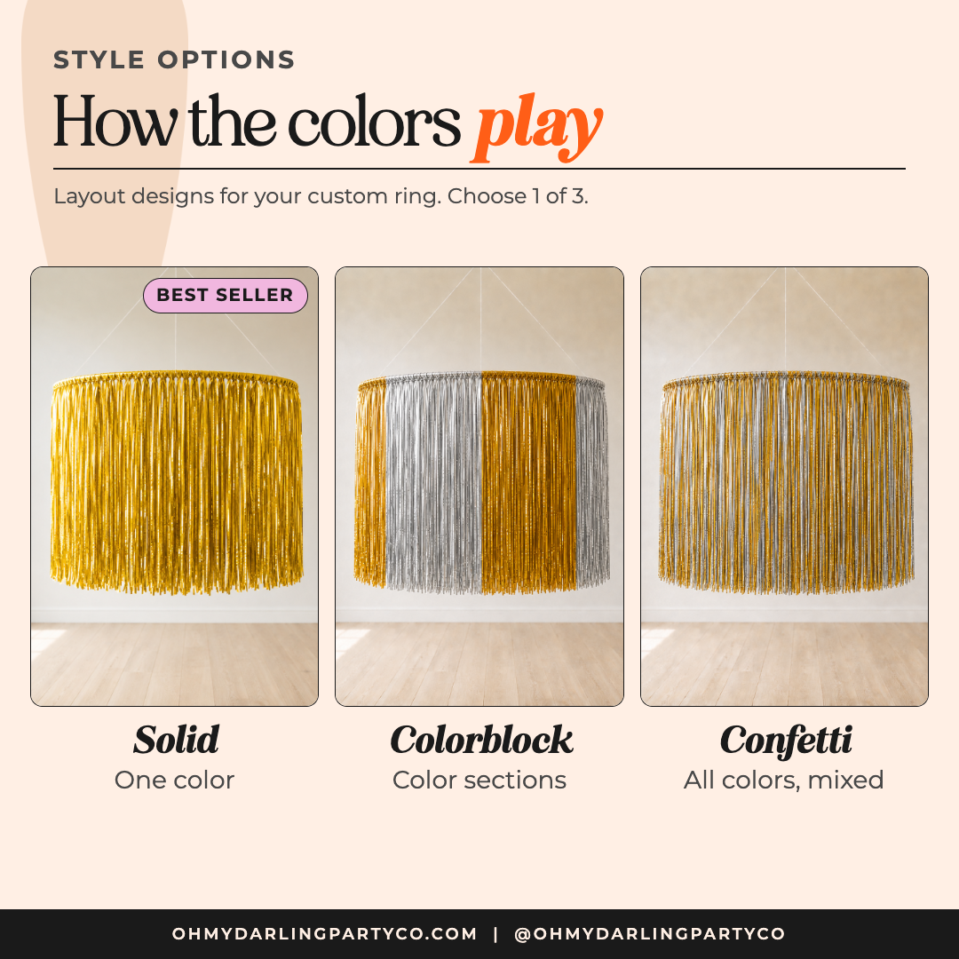 Tinsel Ring style options