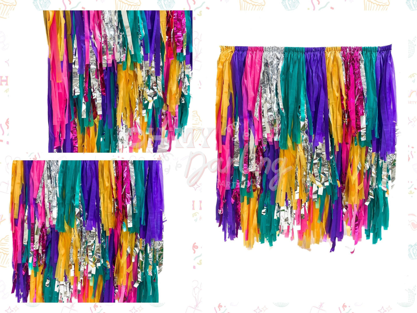 Totally 90's Birthday Backdrop-Fringe Backdrop-Party Decor-Oh My Darling Party Co-Oh My Darling Party Co-1st birthday decor, 90's collection, 90s, 90s bachelorette, 90s bachelorette party, 90s birthday party, baby shower decor, bach to the 90s, bachelorette, bachelorette backdro, bachelorette party, backdrops for party, balloon garland, balloon garlands, best sellers, birthday decor, birthday party, boho nursery, boho party decor, boho tassel garland, bridal shower, candy pink, cochella party decor, colorfu