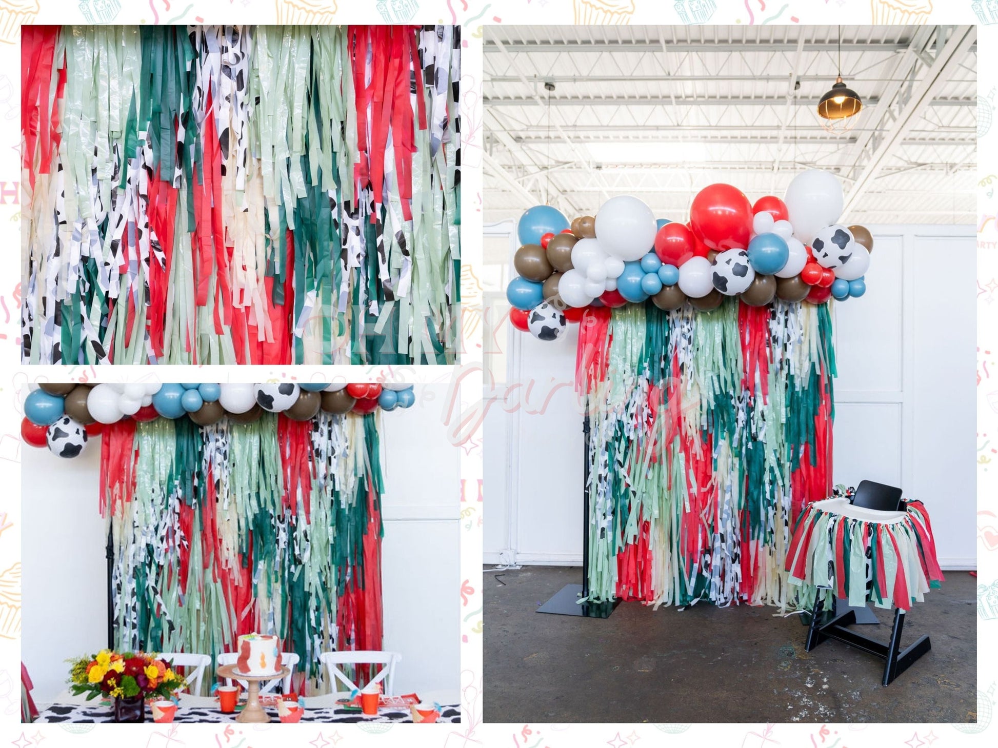 Tractor-tastic Time Backdrop-Fringe Backdrop-Party Decor-Oh My Darling Party Co-Oh My Darling Party Co-1st birthday decor, baby shower decor, bachelorette, bachelorette backdro, bachelorette party, backdrops for party, balloon garland, balloon garlands, best sellers, Birthday, birthday decor, birthday decorations, Birthday Party, boho nursery, boho party decor, boho tassel garland, bridal shower, cochella party decor, colorful backdrop, cow, cow party, Cow Print, Cowboy, Cowgirl, farm, Farm Animals, farm ga