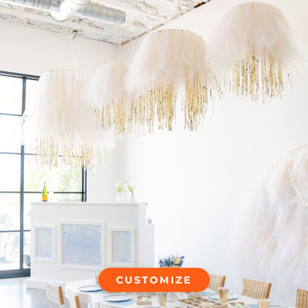 Custom Tulle & Tinsel Ring - Curated Collection by Oh My Darling Party Co