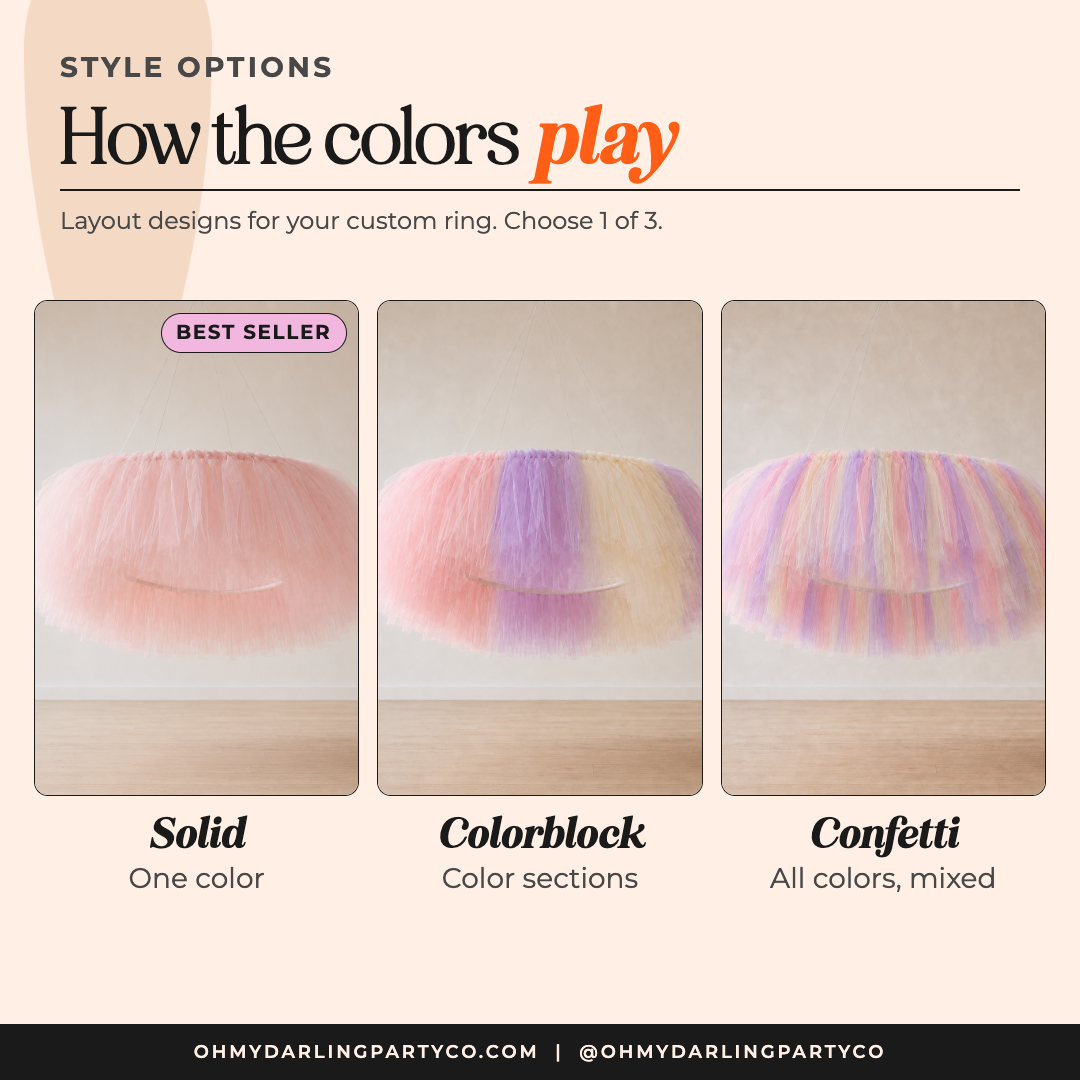Tulle Ring style options