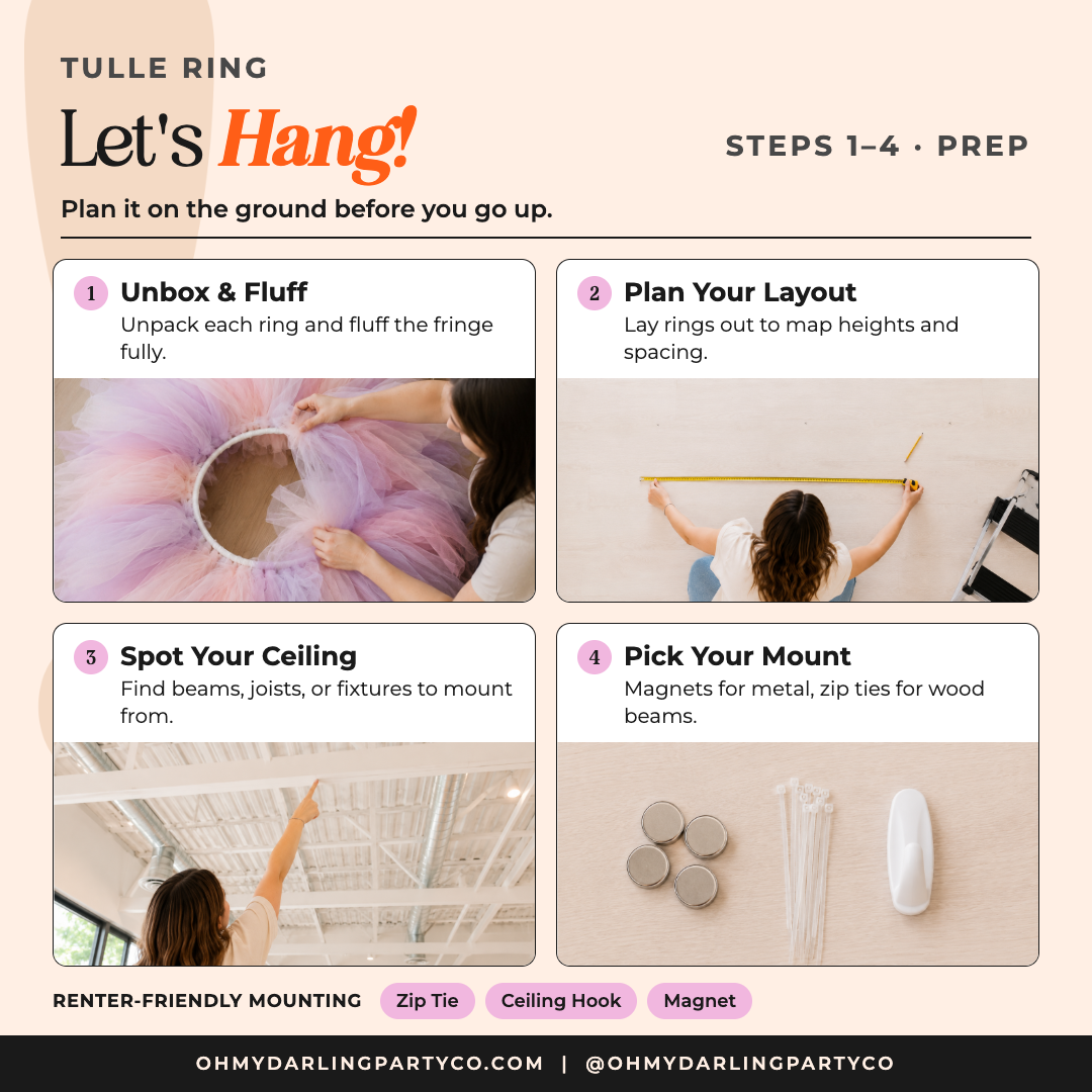 Tulle Ring let's hang