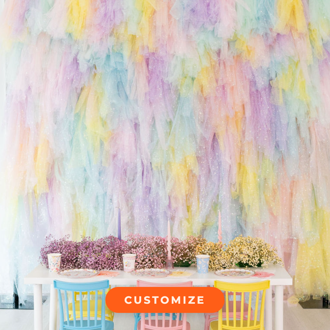 Custom Tulle Backdrop by Oh My Darling Party Co
