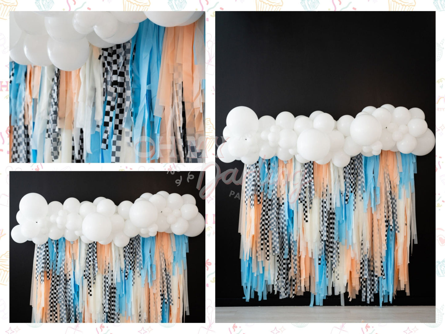 Vrooming Into Two Fringe Backdrop-Fringe Backdrop-Party Decor-Oh My Darling Party Co-Oh My Darling Party Co-1st birthday decor, baby blue, baby shower decor, bachelorette, bachelorette backdro, bachelorette party, backdrops for party, balloon garland, balloon garlands, best sellers, birthday boy, birthday decor, birthday decorations, Birthday Party, blue, blue baby shower, BLUE BACKDROP, BLUE BACKDROPS, blue party, boho nursery, boho party decor, boho tassel garland, boy baby shower, boy birthday, boy party