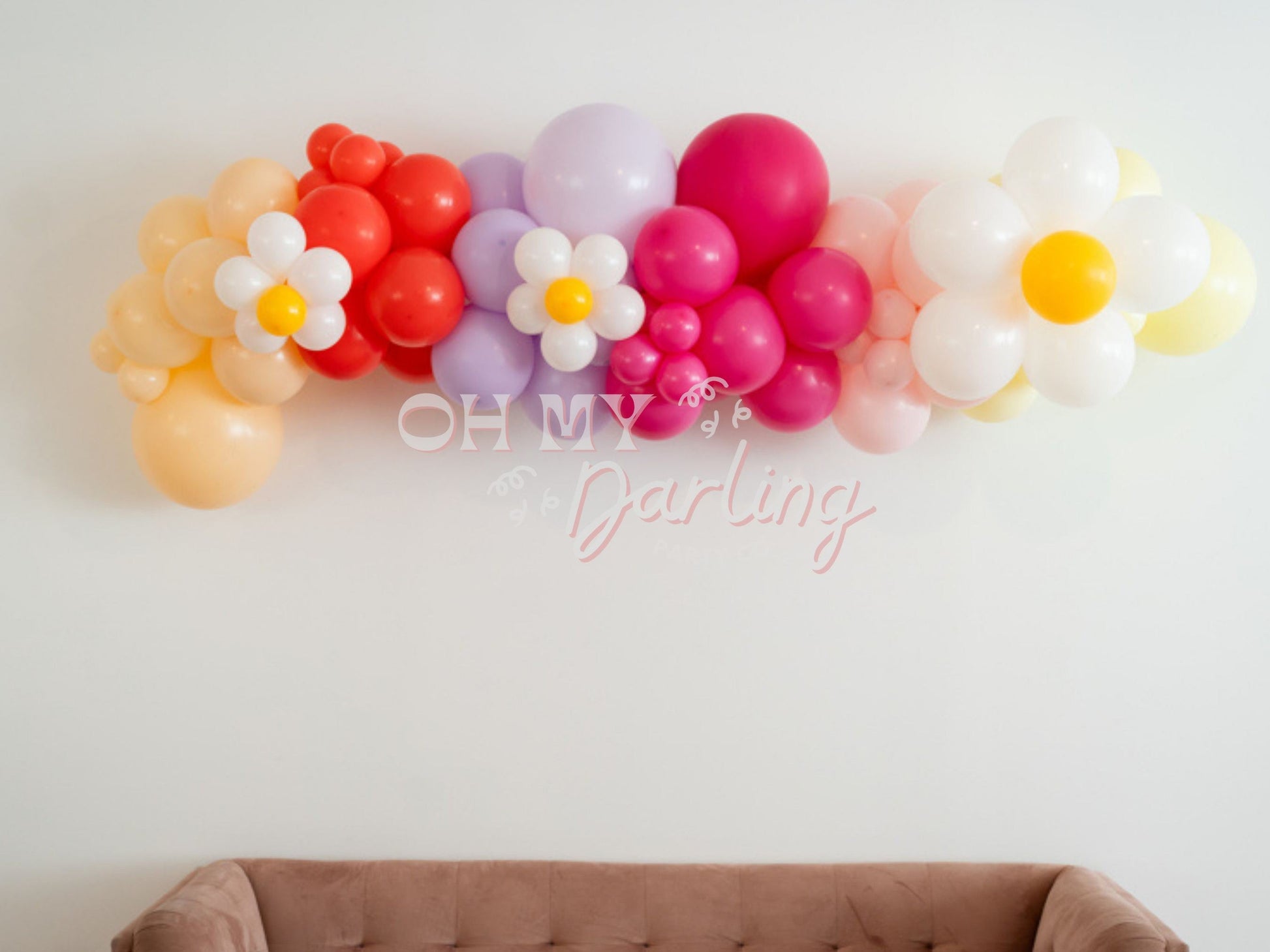 Young Wild & Free Balloon Kit-Fringe Backdrop-Party Decor-Balloon Kits-Oh My Darling Party Co-balloons, easter, easter fringe, easter party, happy easter, pastel, spring