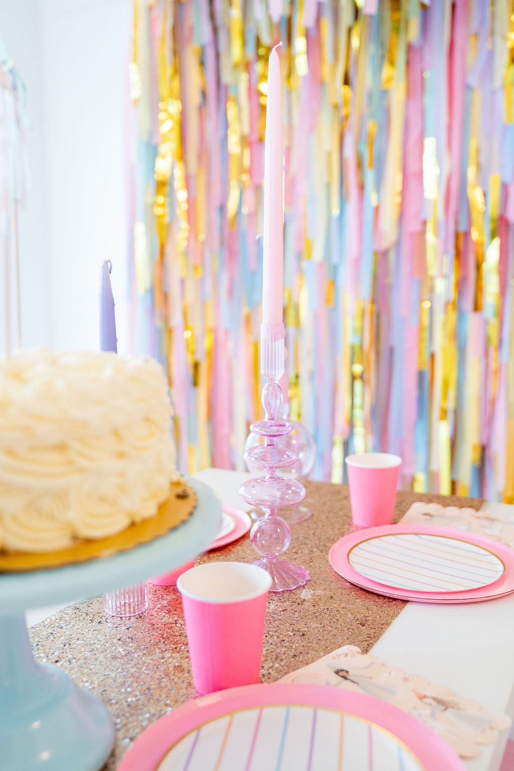 A Royal Celebration Fringe Backdrop-Backdrops-Oh My Darling Party Co