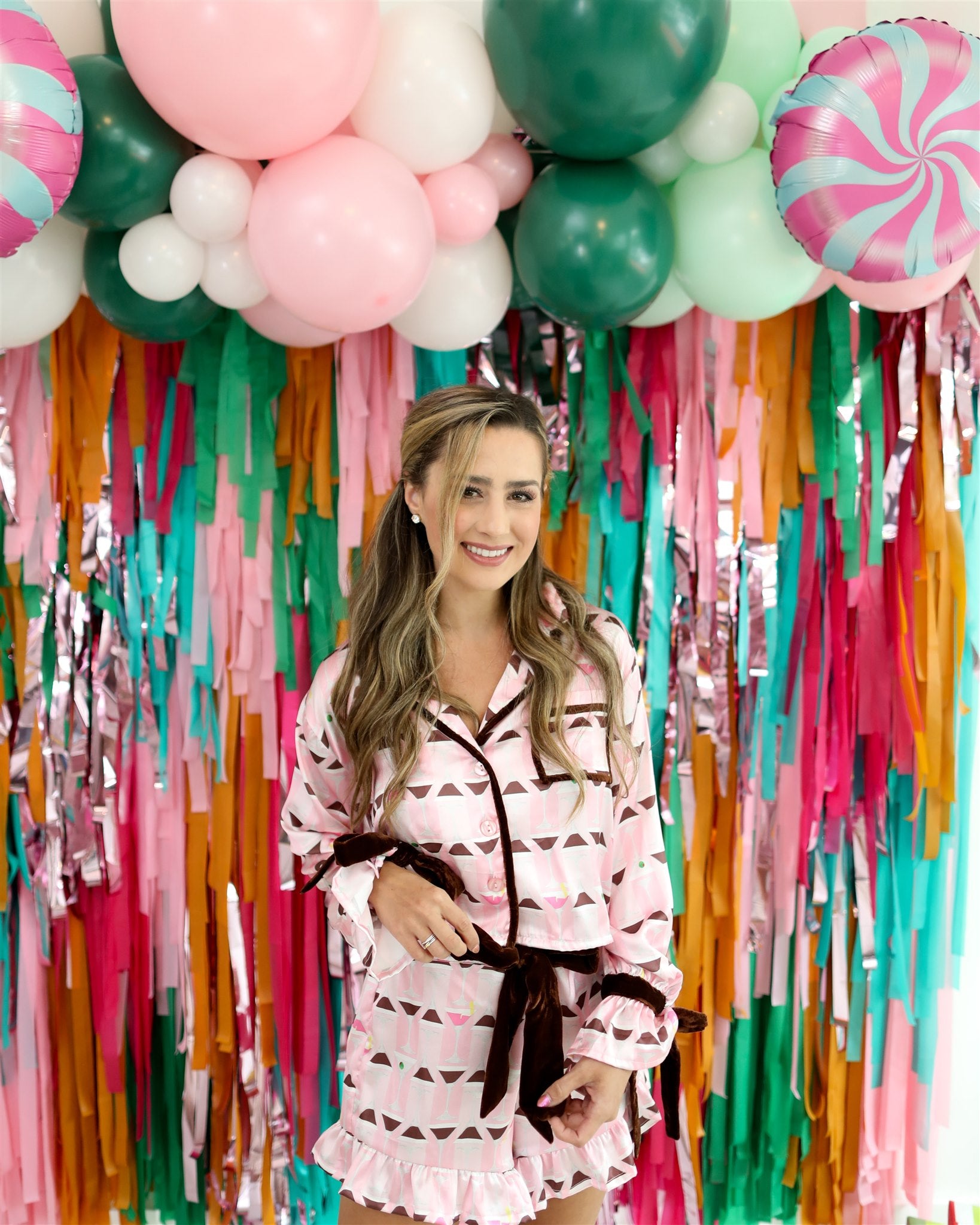 All My Jingle Ladies Fringe Backdrop-Backdrops-Oh My Darling Party Co