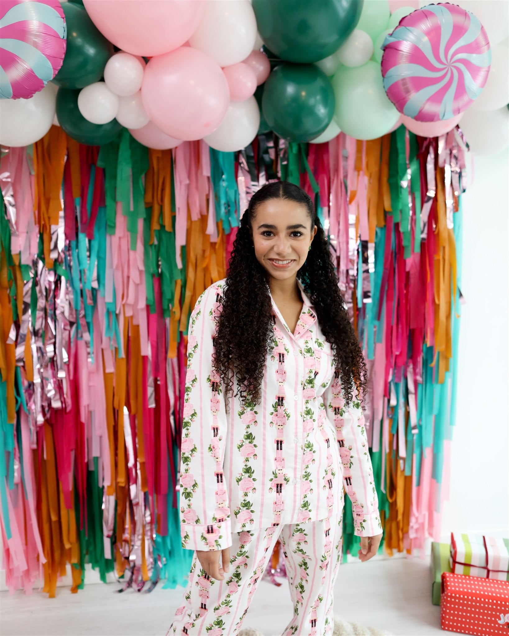 All My Jingle Ladies Fringe Backdrop-Backdrops-Oh My Darling Party Co