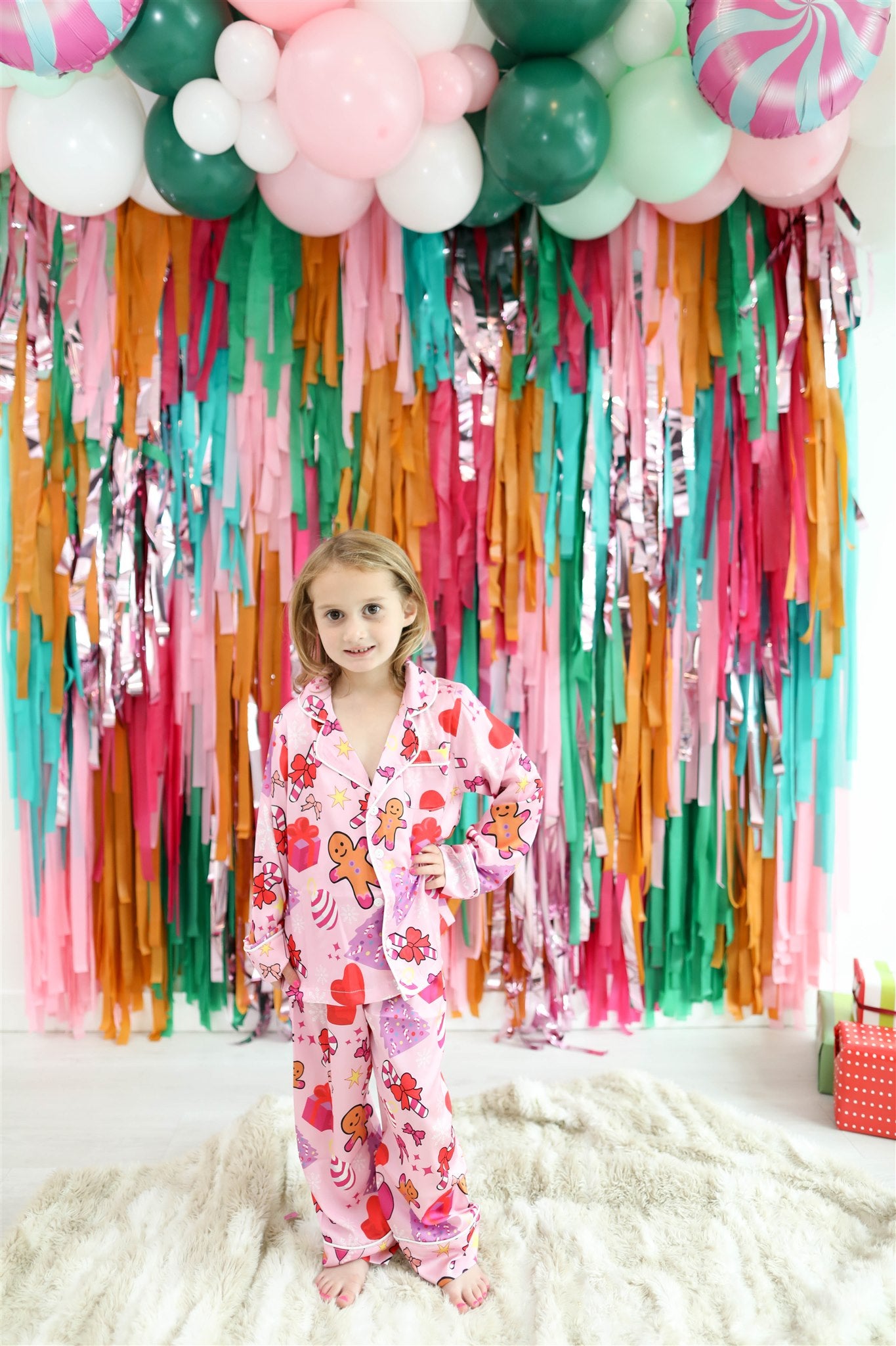 All My Jingle Ladies Fringe Backdrop-Backdrops-Oh My Darling Party Co
