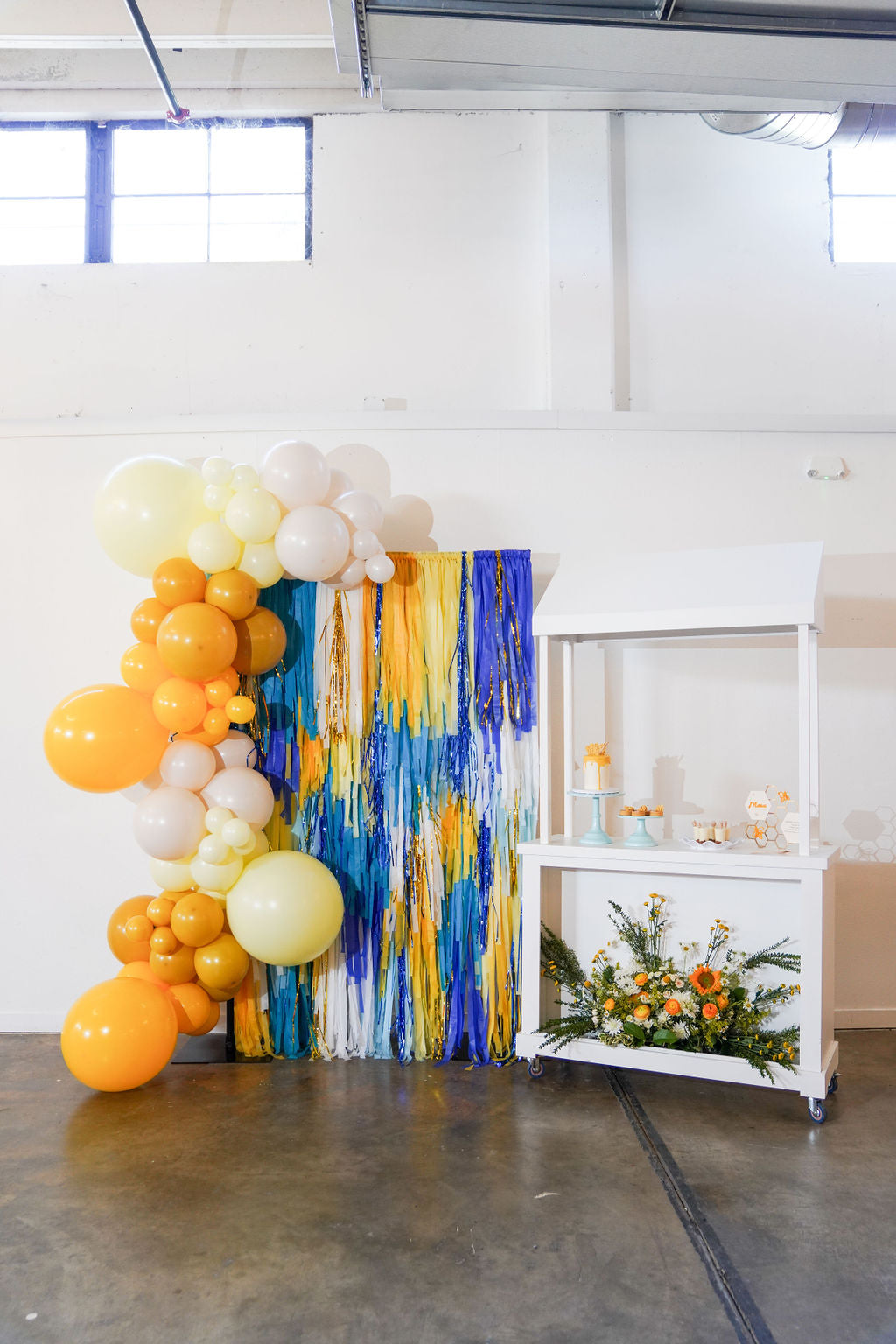 Amalfi Coast Fringe Backdrop-Backdrops-Oh My Darling Party Co