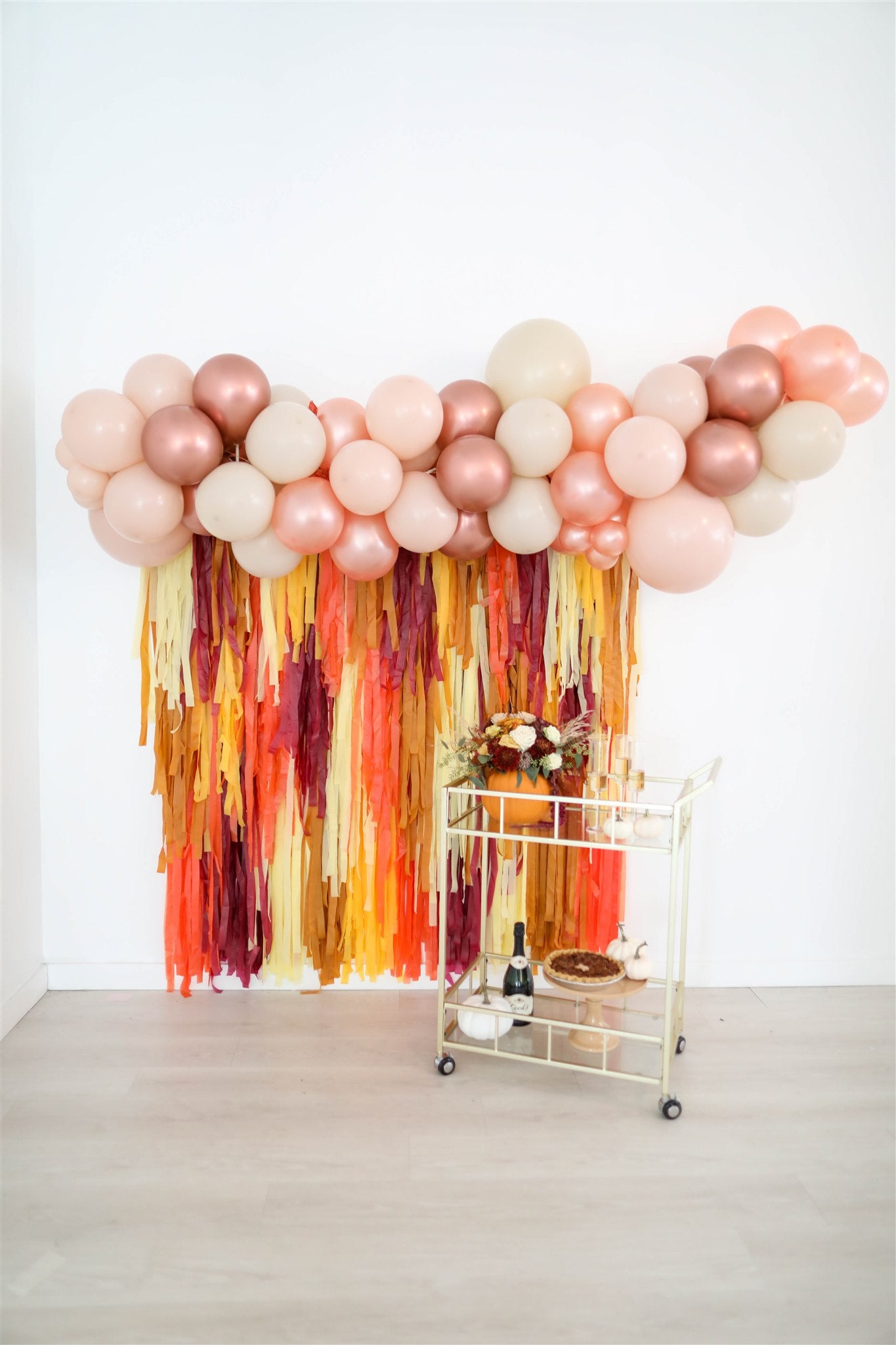 Autumn Leaves Fringe Backdrop-Backdrops-Oh My Darling Party Co