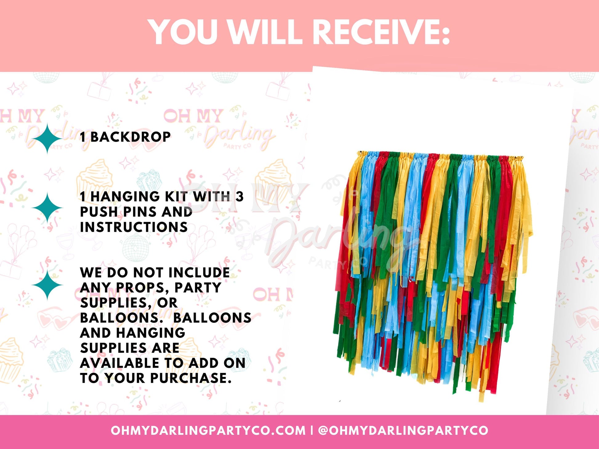 Back To School Backdrop-Fringe Backdrop-Party Decor-Oh My Darling Party Co-Oh My Darling Party Co-1st birthday decor, August, baby shower decor, bachelorette, bachelorette backdro, bachelorette party, back to school, backdrops for party, balloon garland, balloon garlands, bermuda, best sellers, birthday decor, birthday party, blue, BLUE BACKDROP, BLUE BACKDROPS, boat, boating, boats, boho nursery, boho party decor, boho tassel garland, bridal shower, cochella party decor, colorful backdrop, default, fall, f