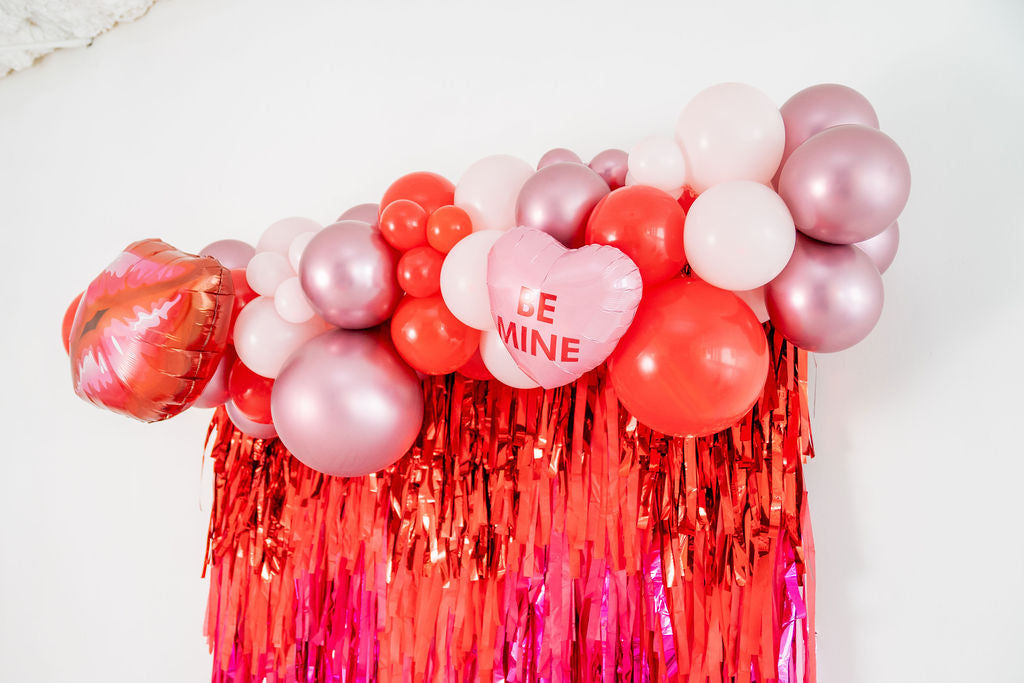 Be Mine Fringe Backdrop-Backdrops-Oh My Darling Party Co