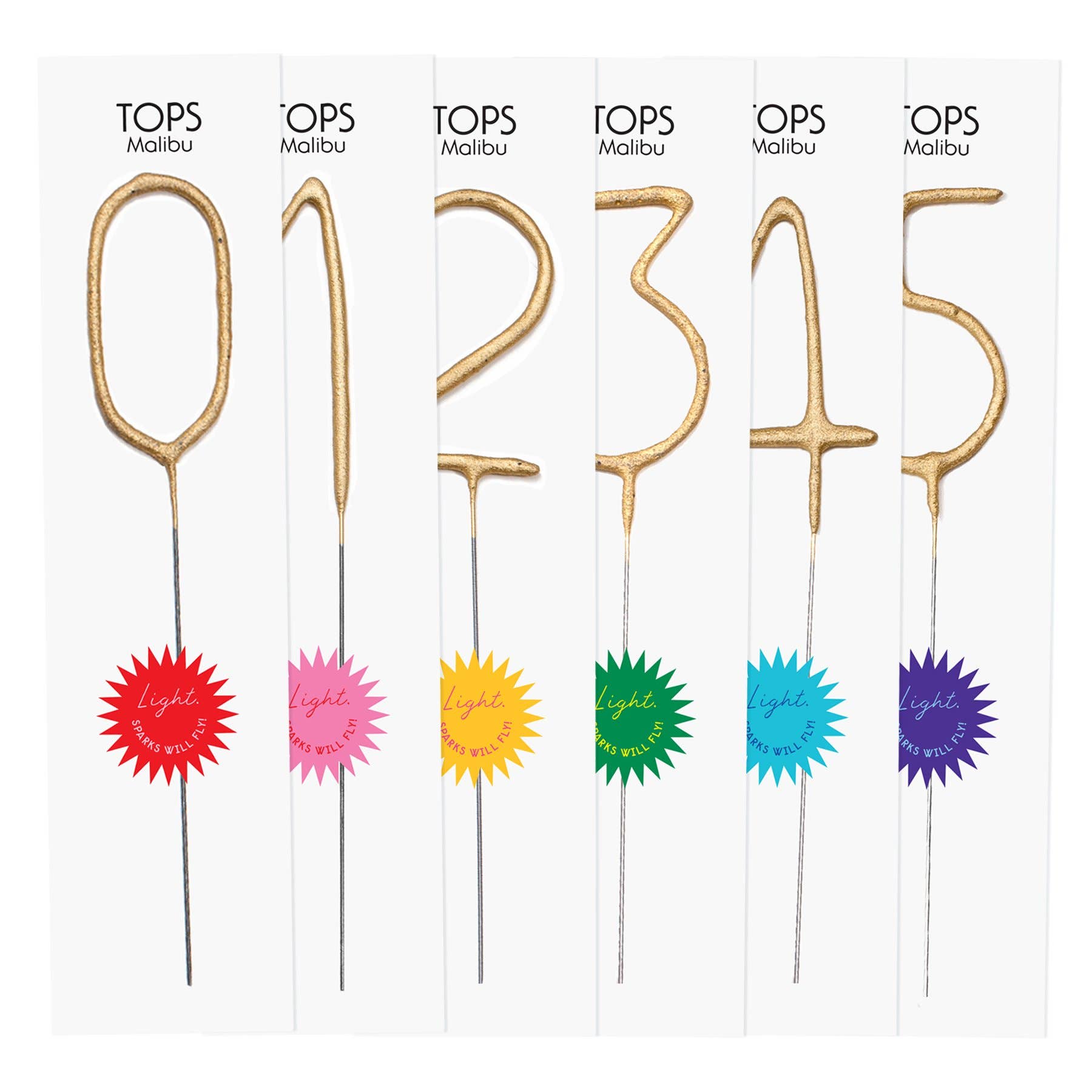 Big Golden Sparkler Wand Number-Fringe Backdrop-Party Decor-TOPS Malibu-Oh My Darling Party Co-birthday candles, cake topper, cake toppers, candles, cupcake topper, Faire, sale