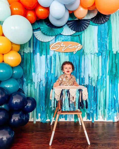 Big One Fringe Backdrop-Backdrops-Oh My Darling Party Co