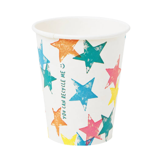 Birthday Brights Star Cup-Fringe Backdrop-Party Decor-Talking Tables-Oh My Darling Party Co-birthday cups, cup, cups, oh my stars, paper cups, party cups, Reusable, Reusable Cups, sale, star, Star decor, stars, twinkle twinkle little star