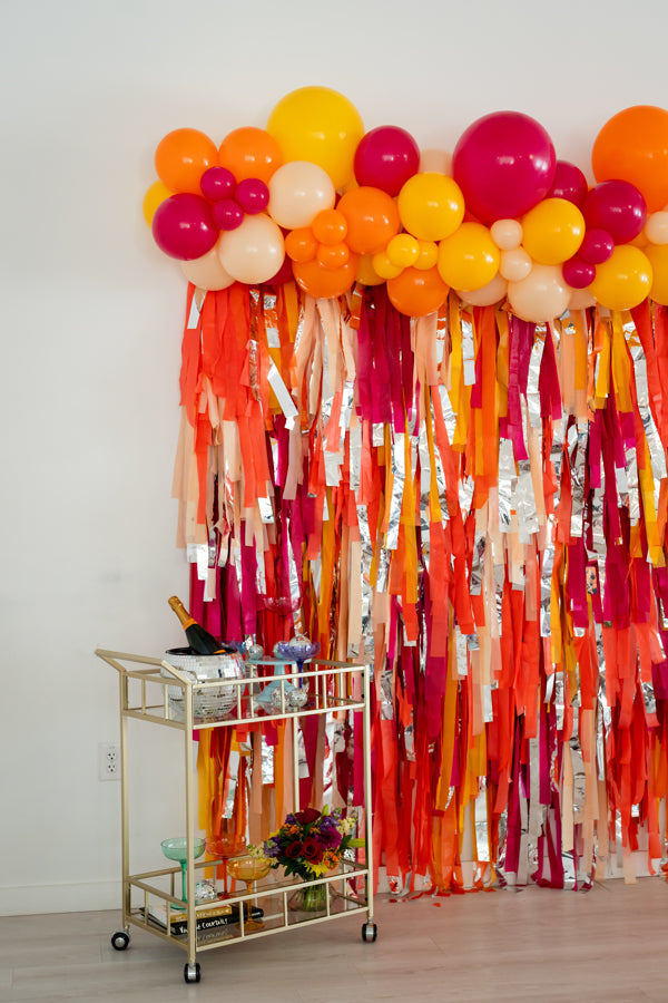 Bohemian Summer Fringe Backdrop-Backdrops-Oh My Darling Party Co