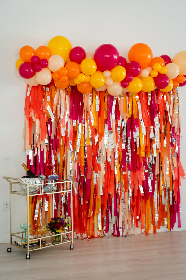 Bohemian Summer Fringe Backdrop-Backdrops-Oh My Darling Party Co