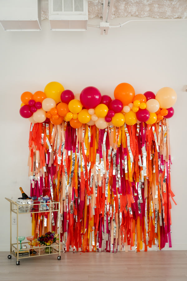 Bohemian Summer Fringe Backdrop-Backdrops-Oh My Darling Party Co