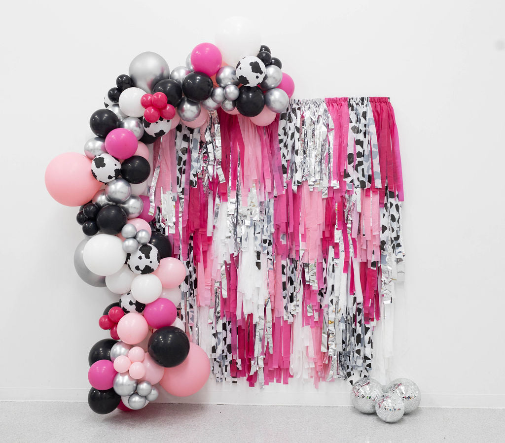 Boots & Bling Fringe Backdrop-Backdrops-Oh My Darling Party Co