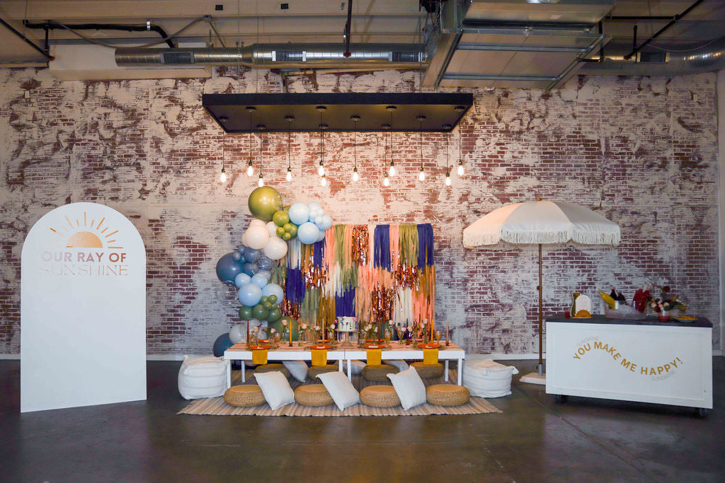 Born to Wander Fringe Backdrop-Backdrops-Oh My Darling Party Co