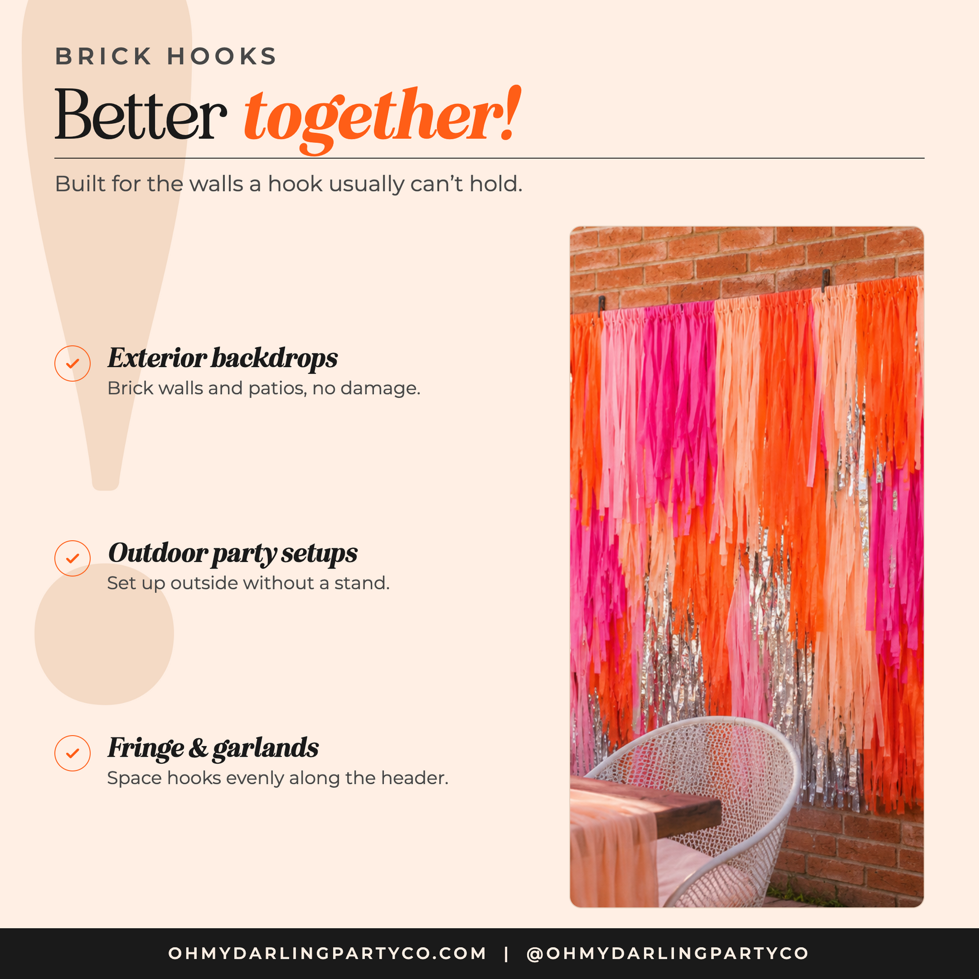 Brick Hooks — better together