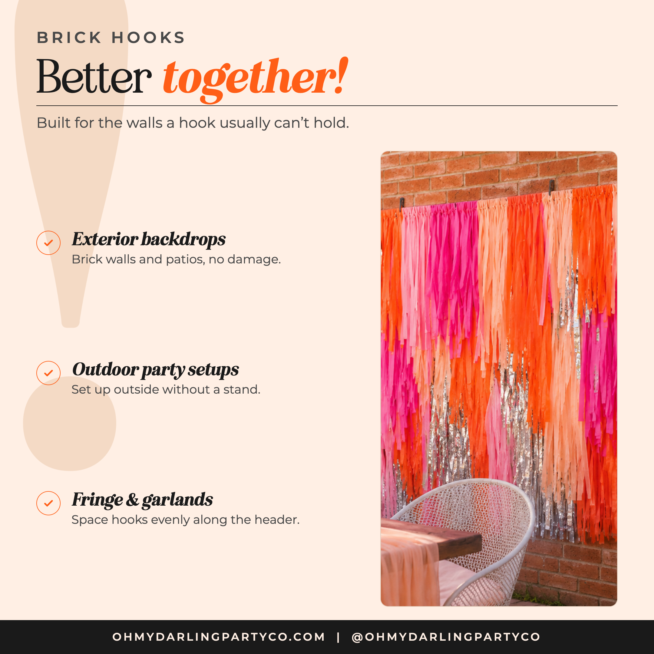 Brick Hooks — better together