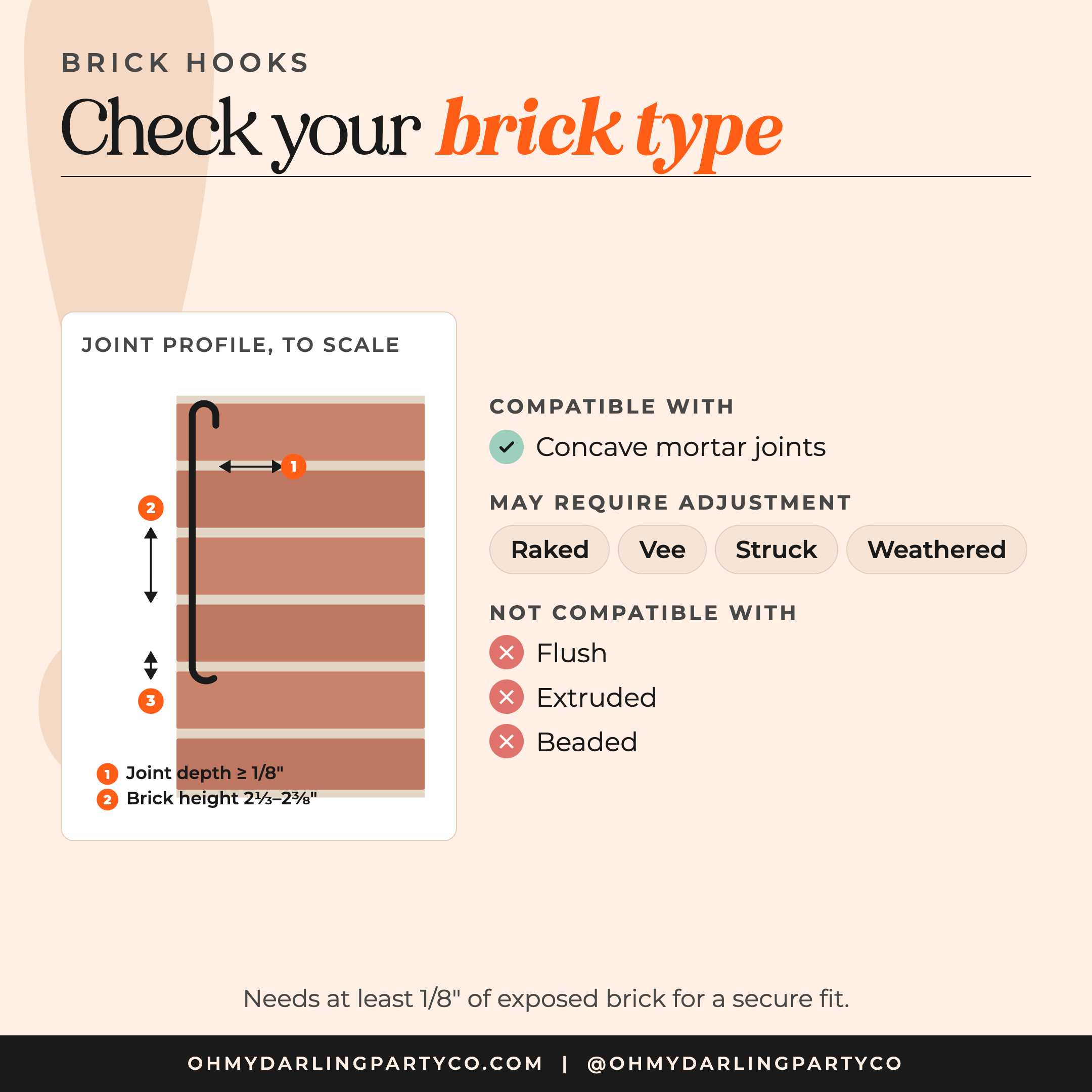 Brick Hooks — check your brick type