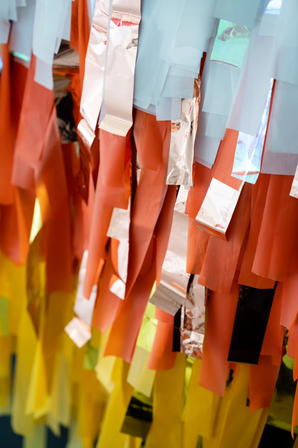 Candy Corn Fringe Shape-Backdrops-Oh My Darling Party Co