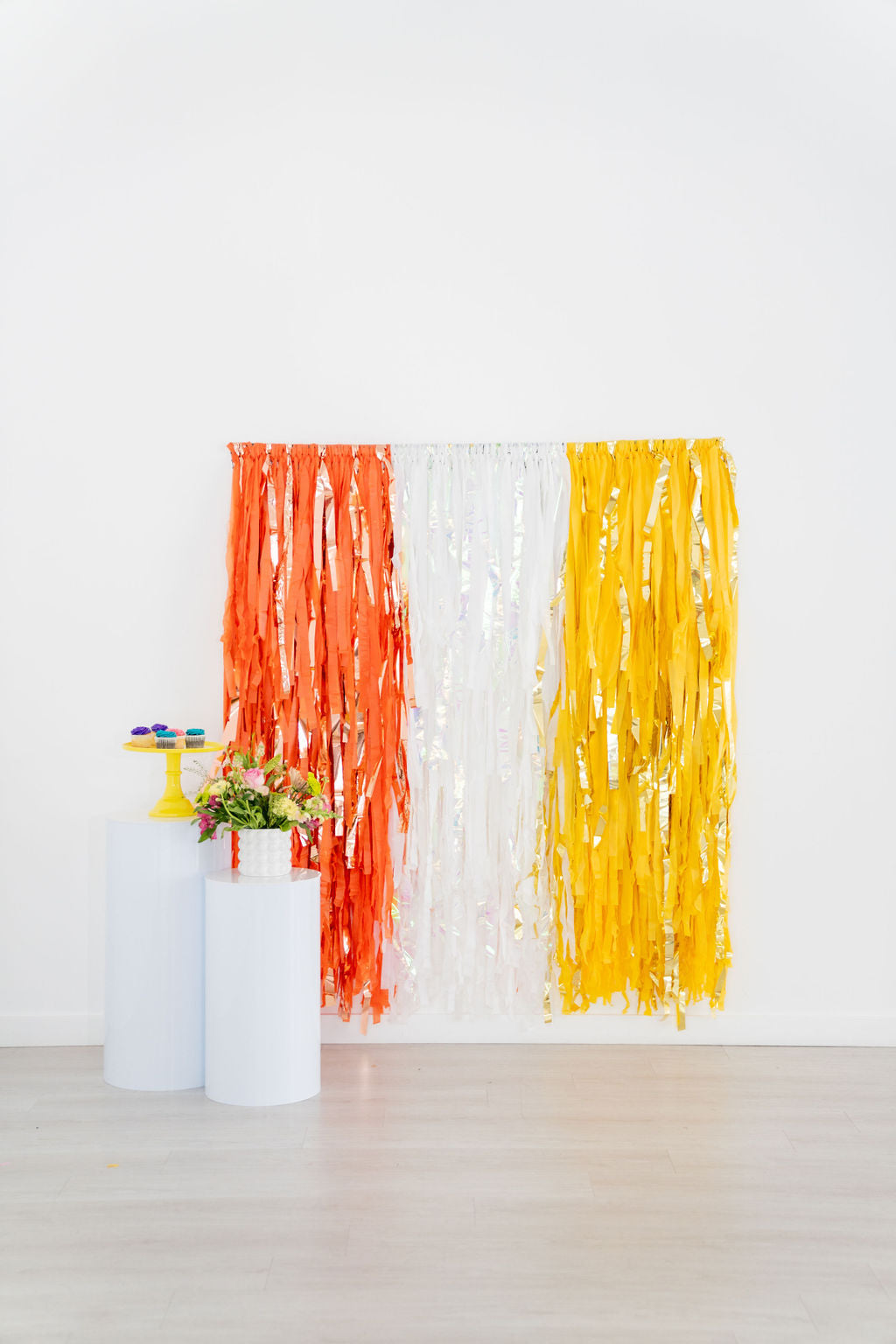 Candy Corn Fringe Shape-Backdrops-Oh My Darling Party Co