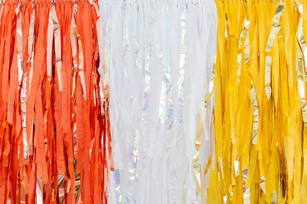 Candy Corn Fringe Shape-Backdrops-Oh My Darling Party Co
