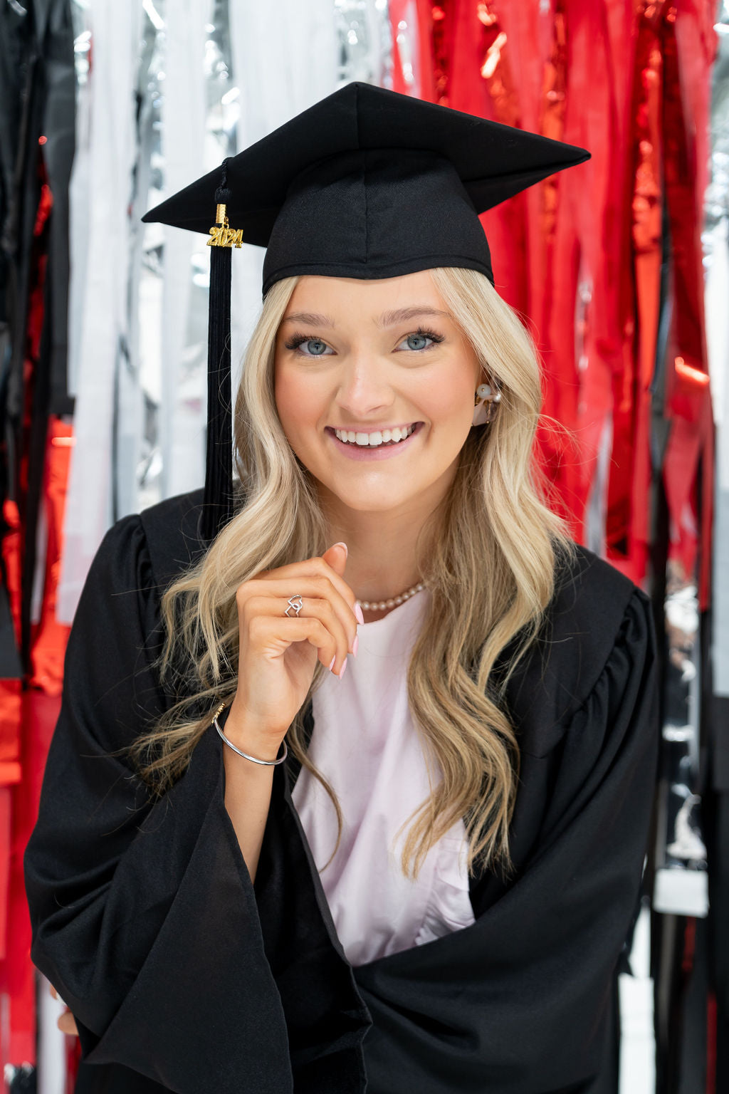 Classy Commencement Fringe Backdrop-Backdrops-Oh My Darling Party Co