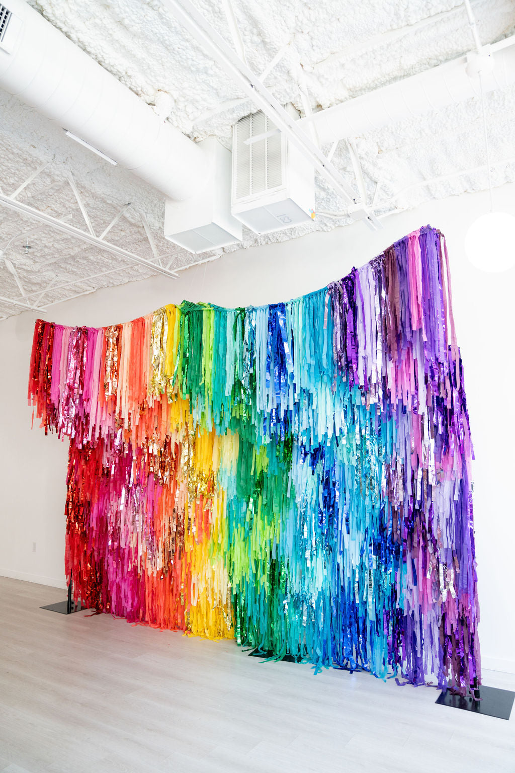 Color Spectrum Fringe Backdrop-Backdrops-Oh My Darling Party Co