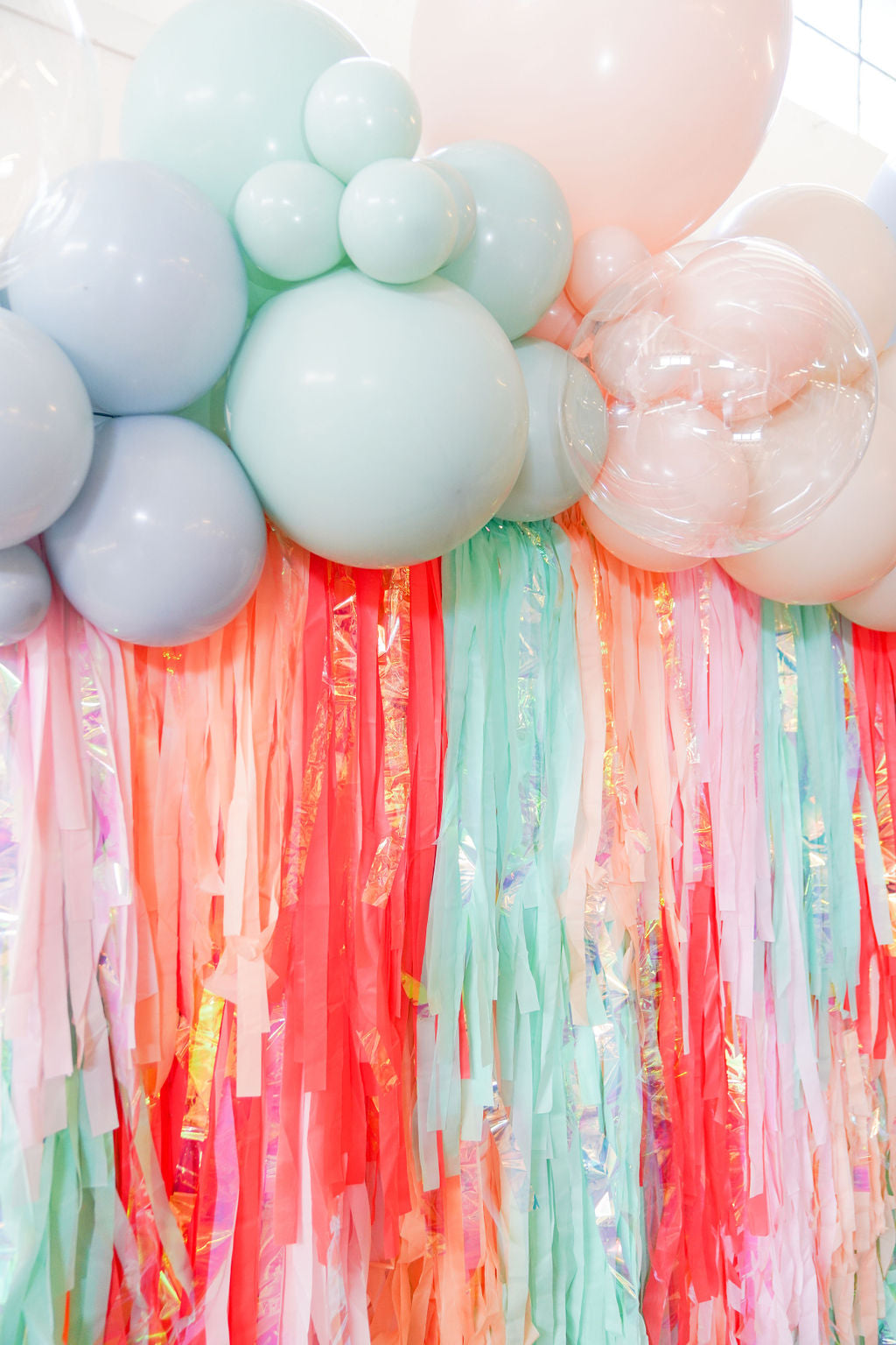 Coral Reef Fringe Backdrop-Backdrops-Oh My Darling Party Co