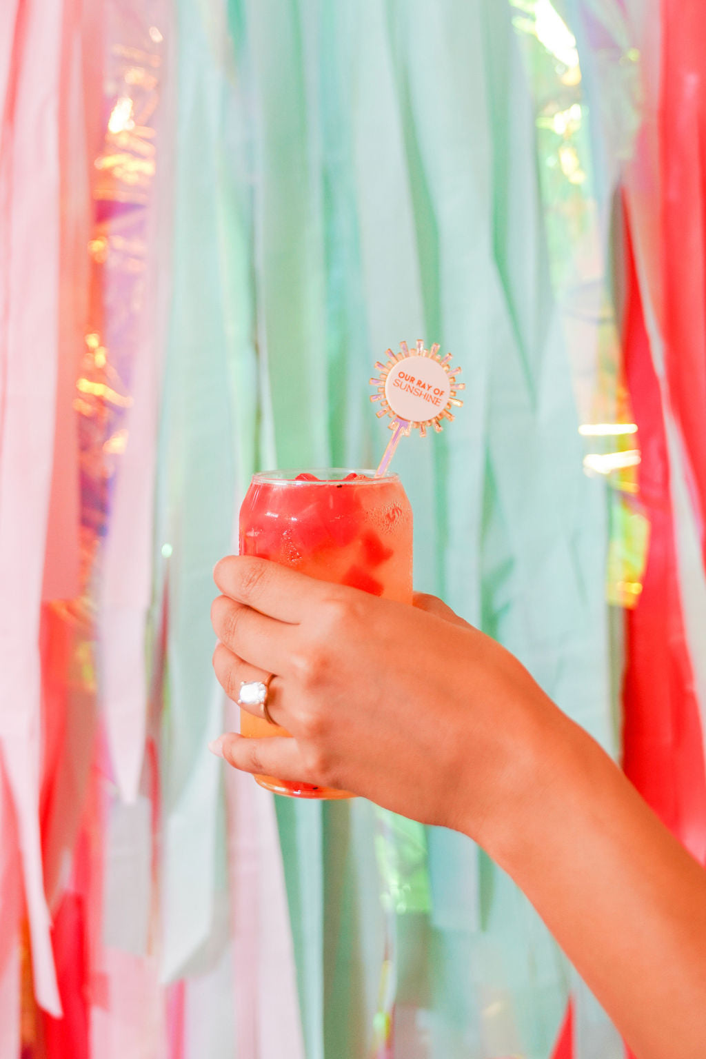 Coral Reef Fringe Backdrop-Backdrops-Oh My Darling Party Co