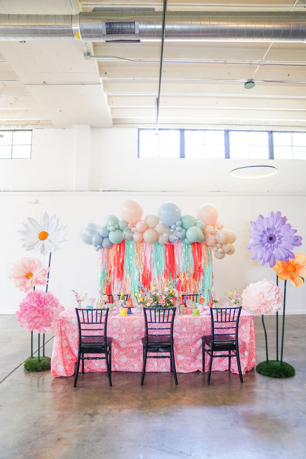 Coral Reef Fringe Backdrop-Backdrops-Oh My Darling Party Co