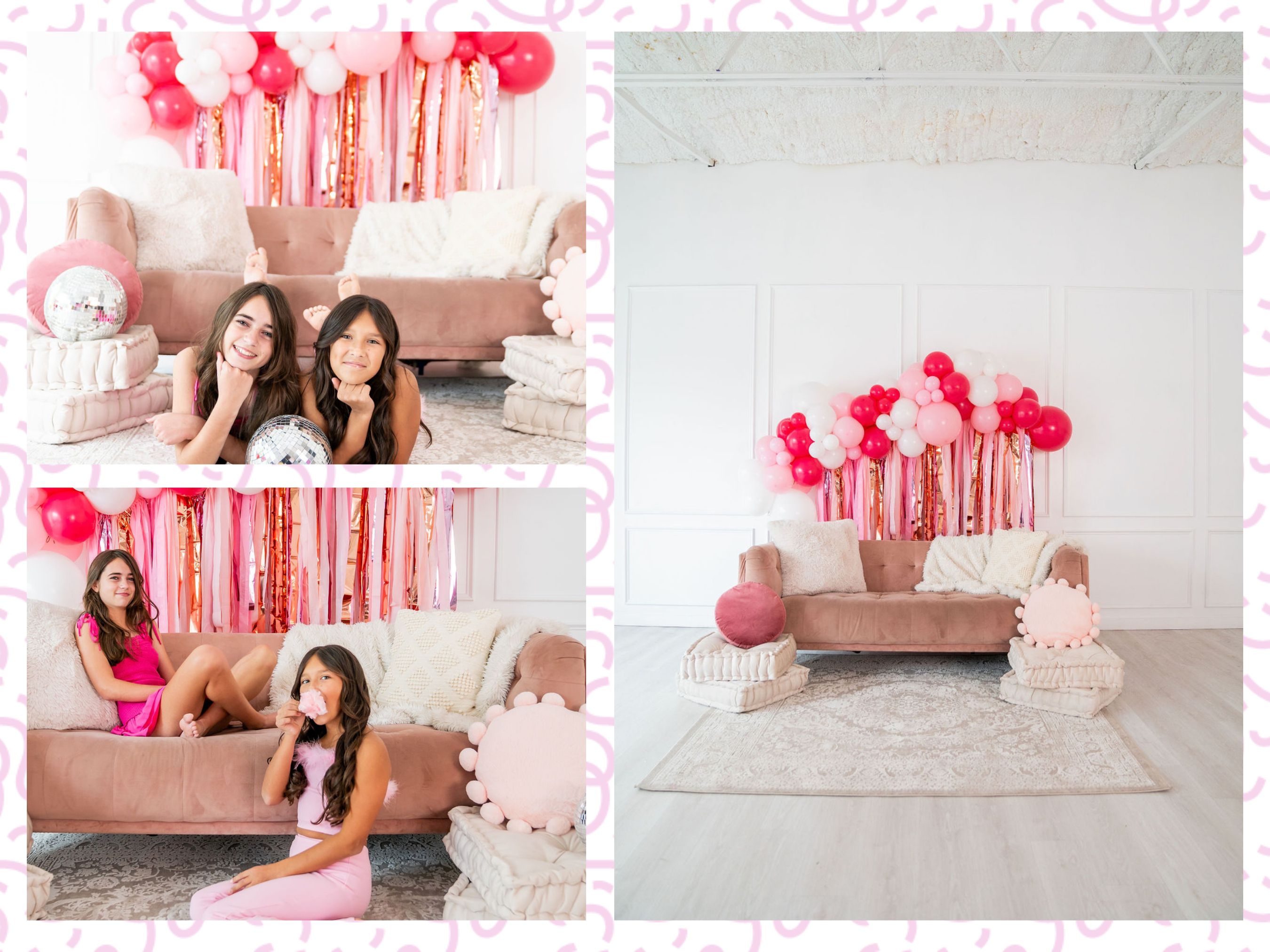 CUSTOM Fringe Garland Backdrop-Backdrops-Oh My Darling Party Co