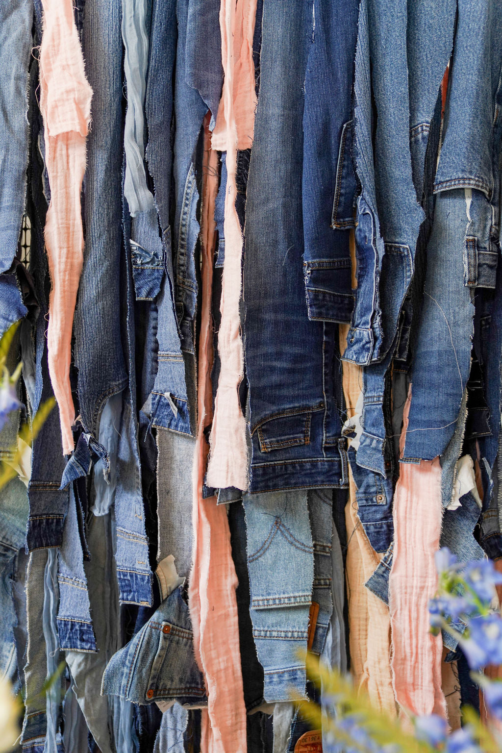 Denim Dreams Fringe Backdrop-Backdrops-Oh My Darling Party Co