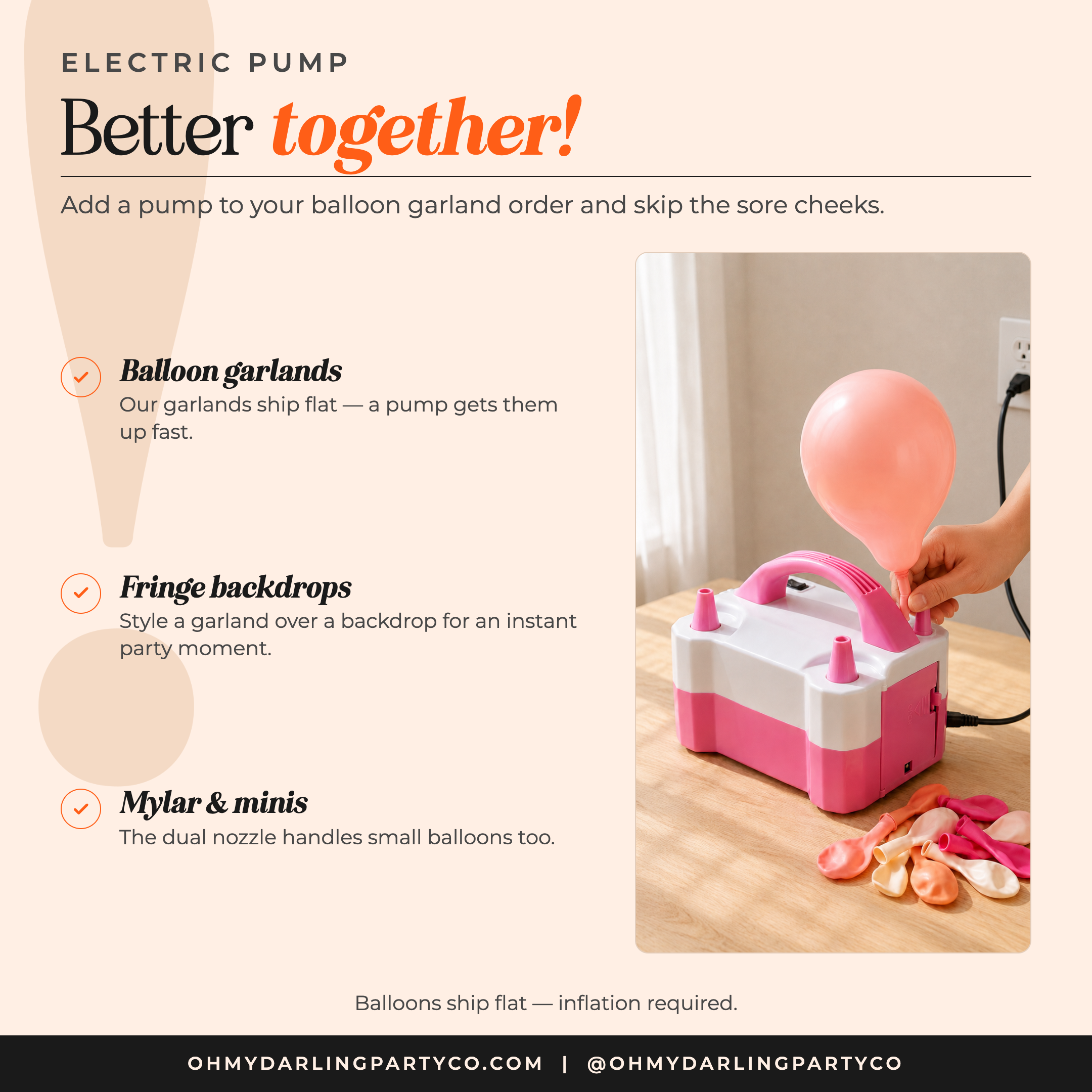 Electric Balloon Pump — better together