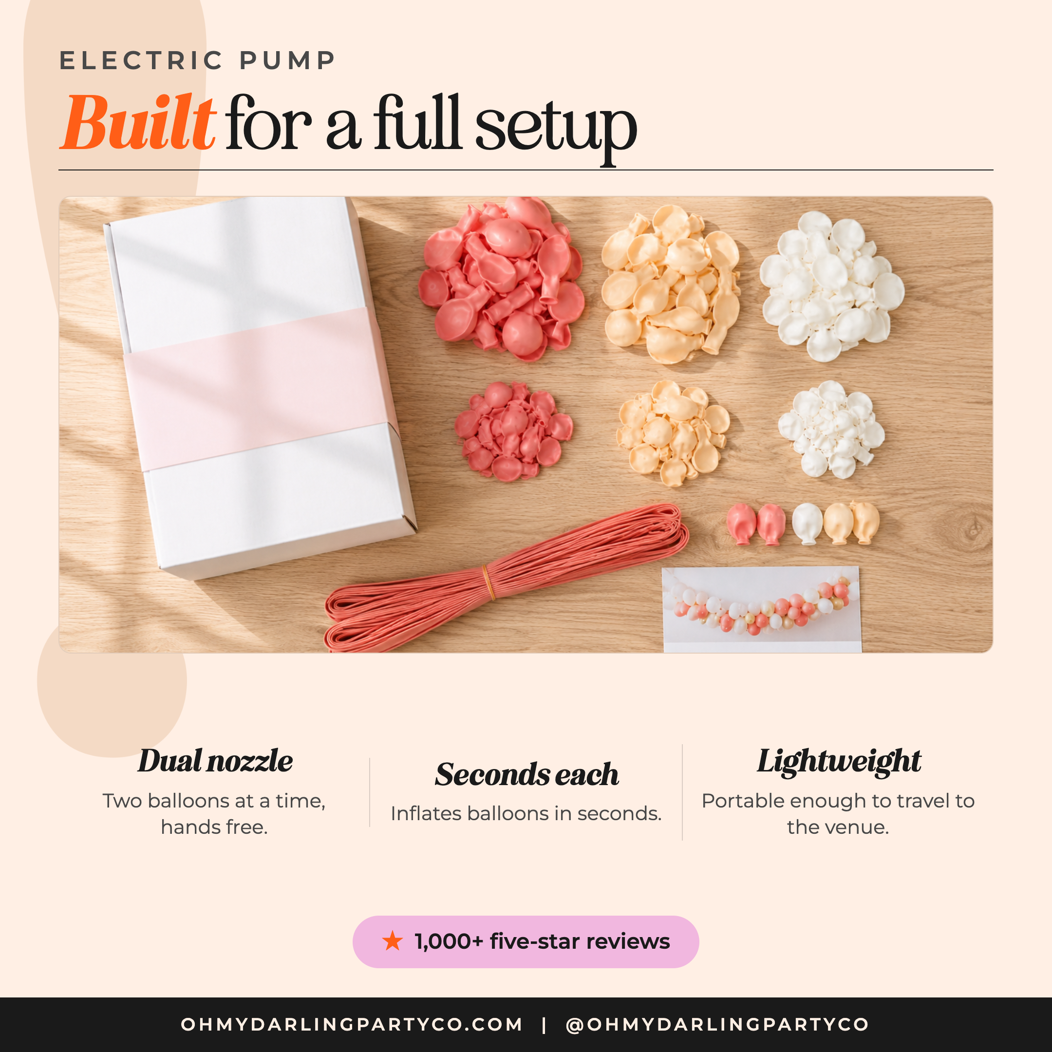 Electric Balloon Pump — materials