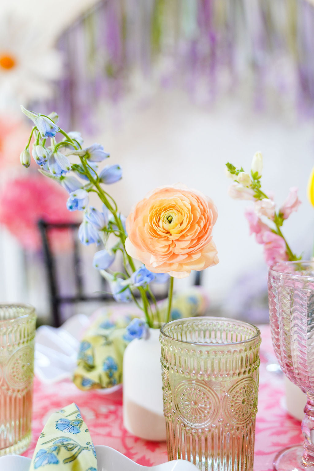 Enchanted Garden Soiree Fringe Arch-Backdrops-Oh My Darling Party Co