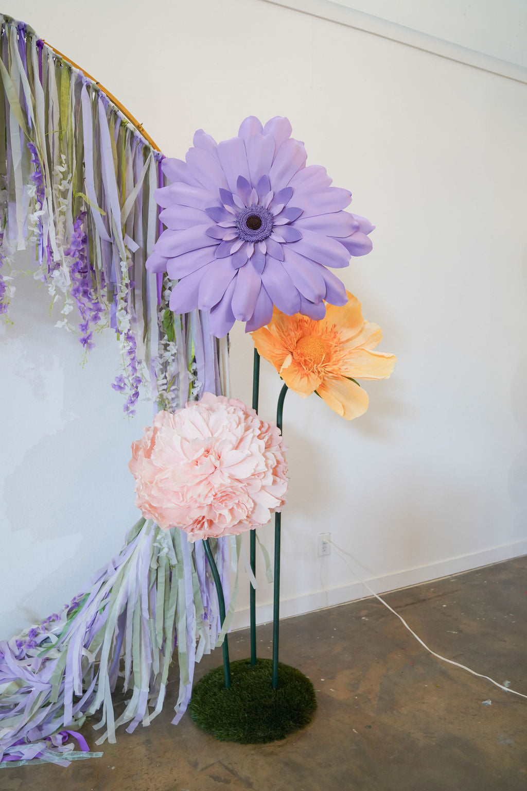 Enchanted Garden Soiree Fringe Arch-Backdrops-Oh My Darling Party Co