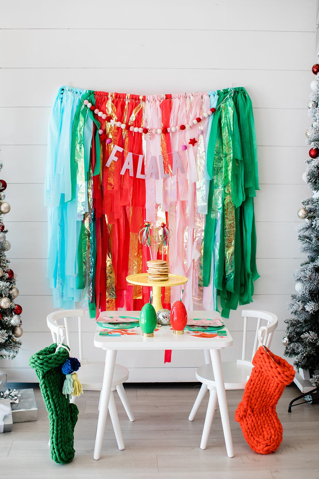 Falalala Fringe Backdrop-Backdrops-Oh My Darling Party Co