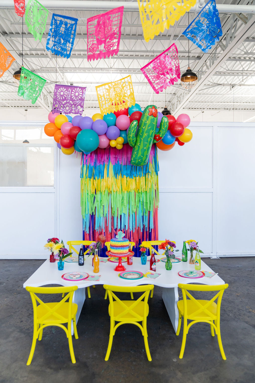 Fiesta Ole Fringe Backdrop-Backdrops-Oh My Darling Party Co